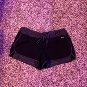 Black/Grey athletic shorts